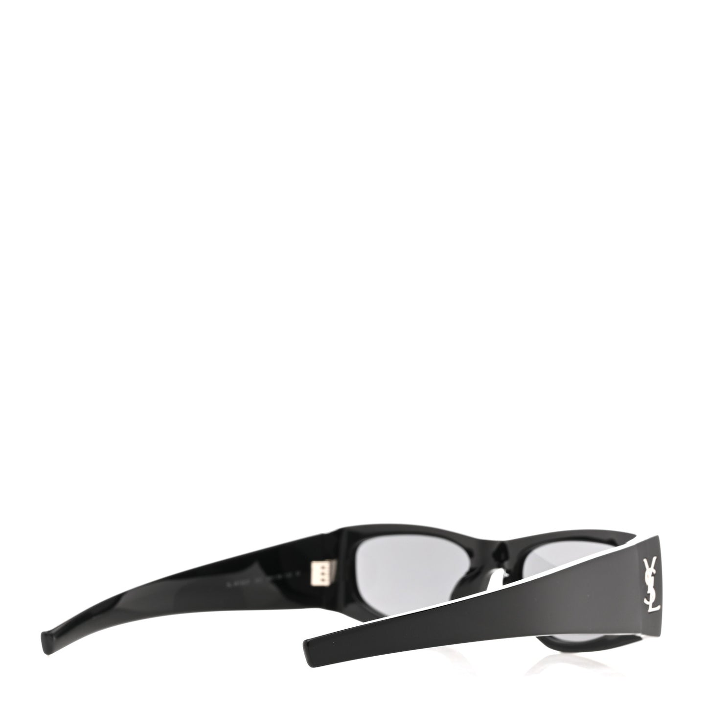 Acetate Rectangle SL M140/F Sunglasses Black