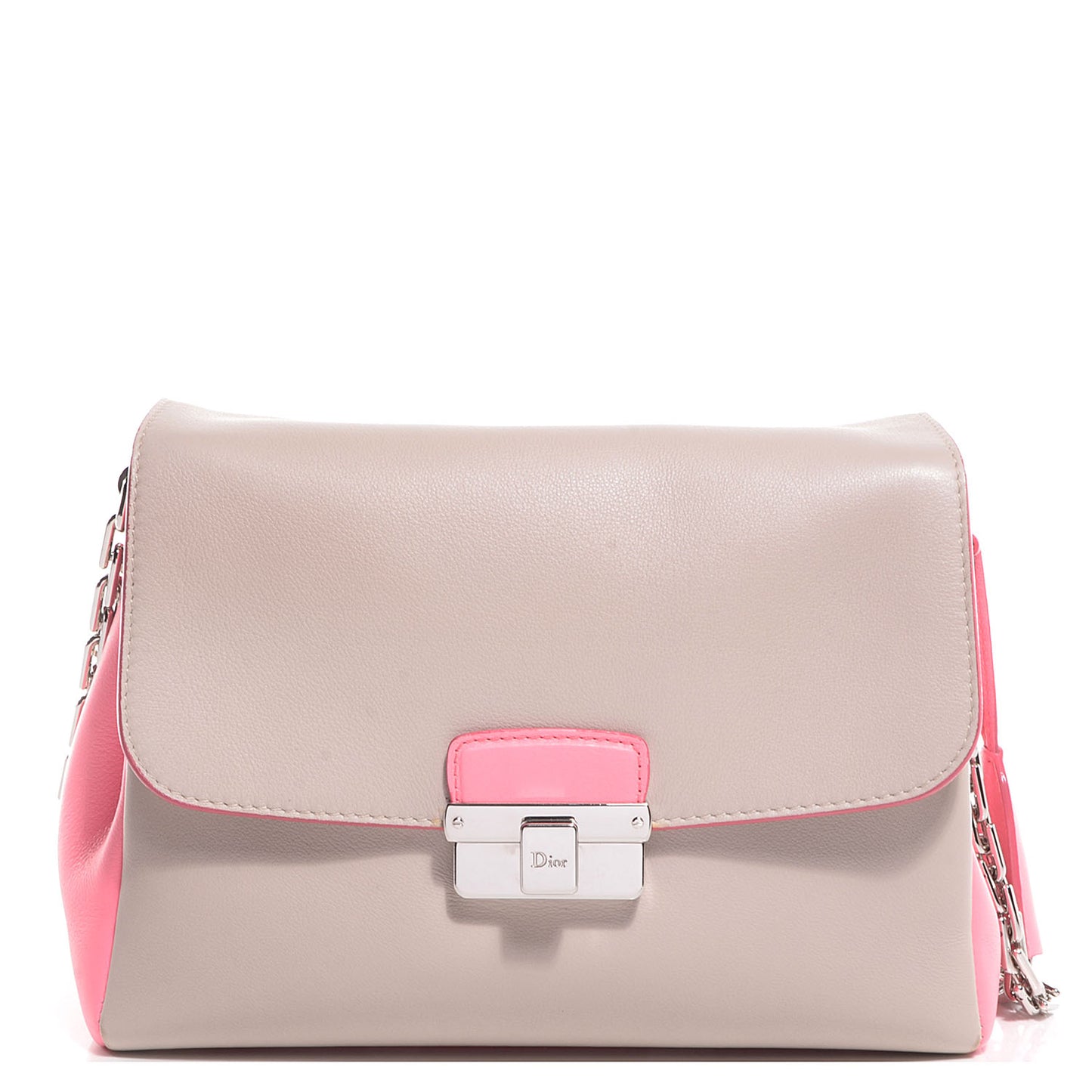 Calfskin Small Diorling Rose Candy