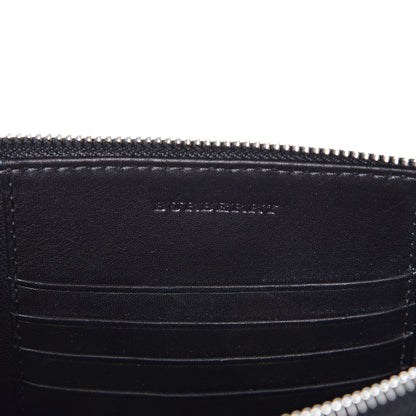 Burberry Mega Check Peyton Crossbody Clutch Bag Black 5 of 10