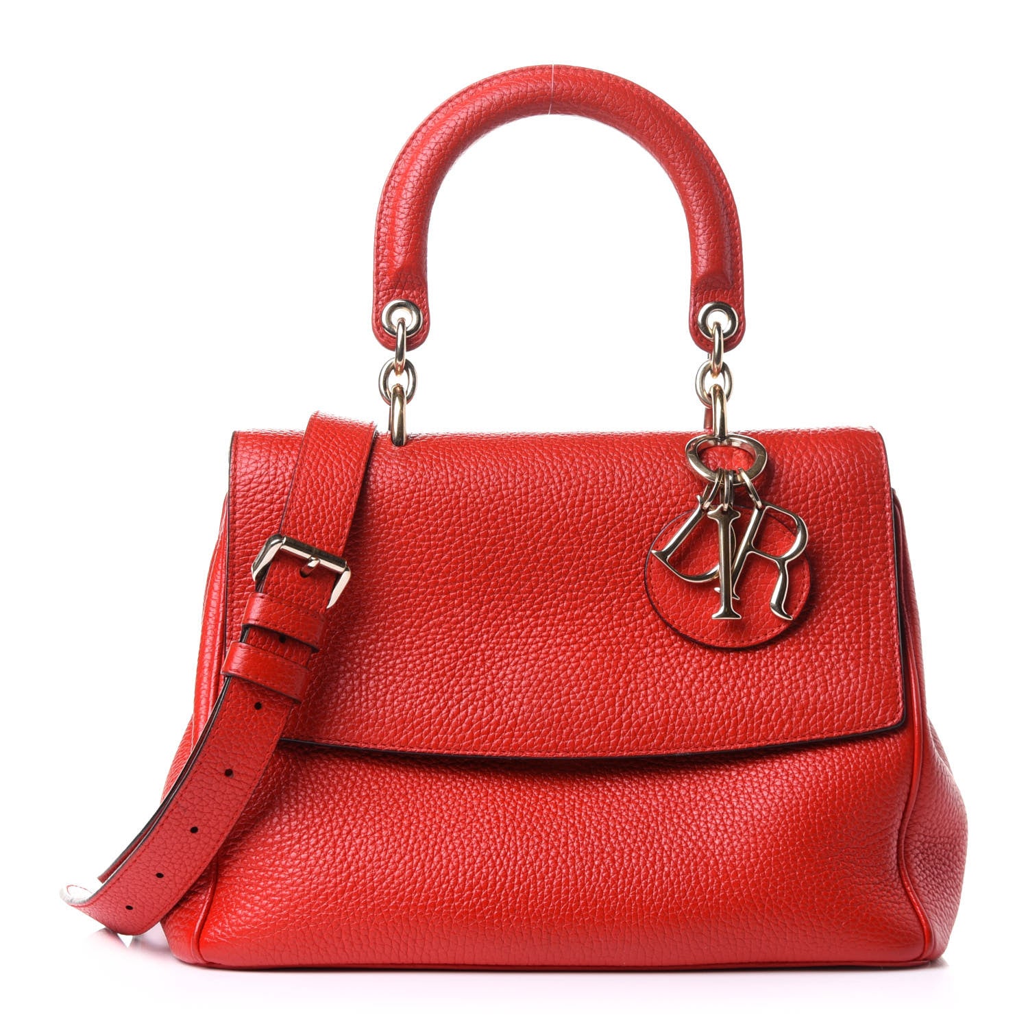 Christian Dior Bullcalf Small Be Dior Flap Red 1 of 12