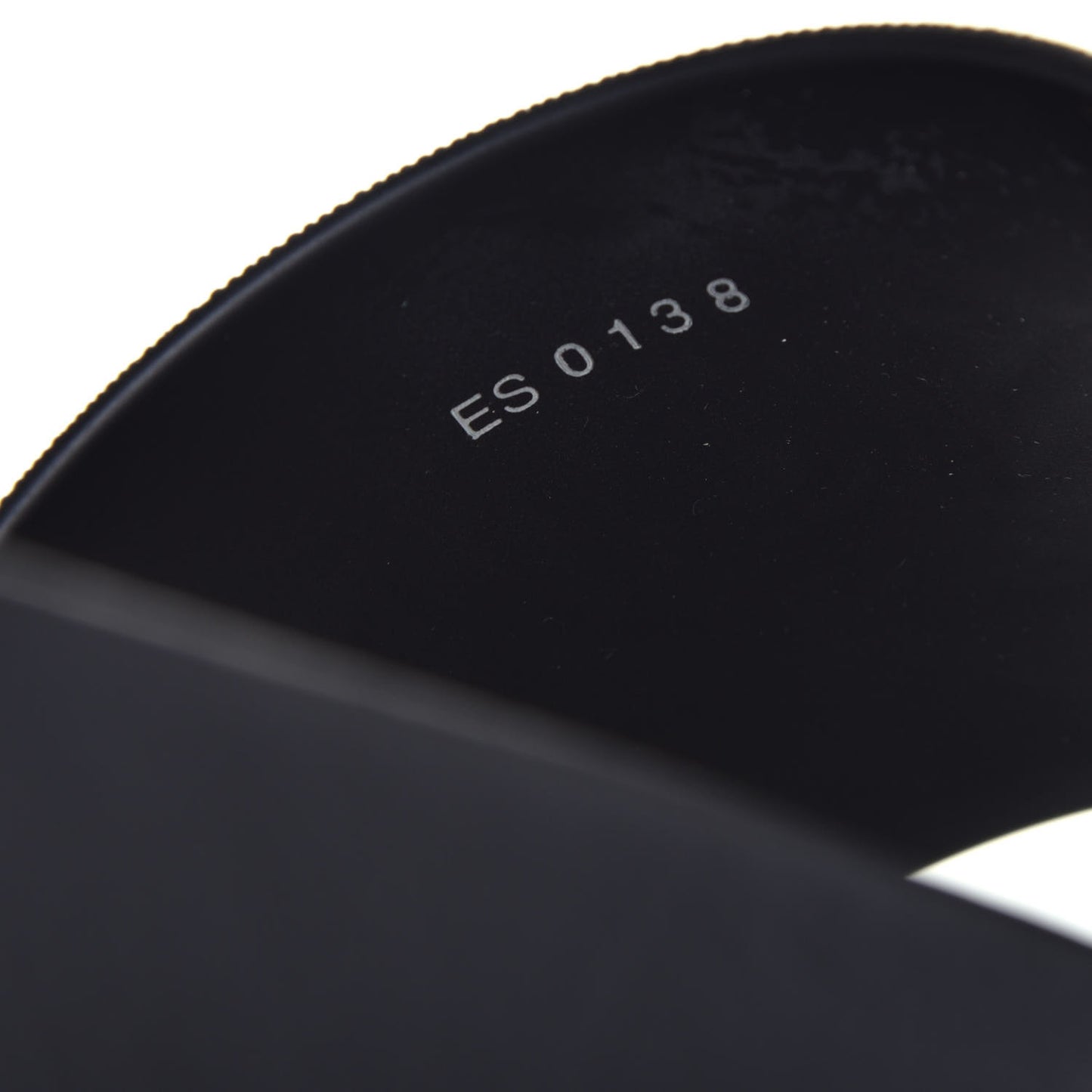Rubber Logo Pool Slide Sandals 39 Black