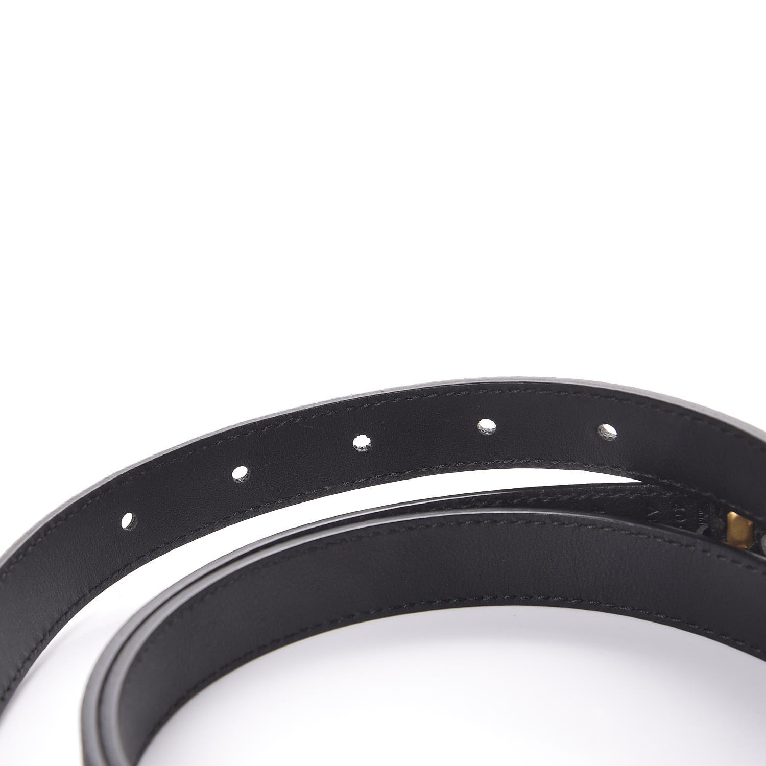 Gucci Calfskin Double G 20mm Belt 95 38 Black 5 of 7