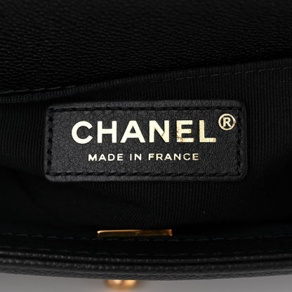 Chanel Caviar Quilted Small Chain Around Boy Flap Black 6 of 11