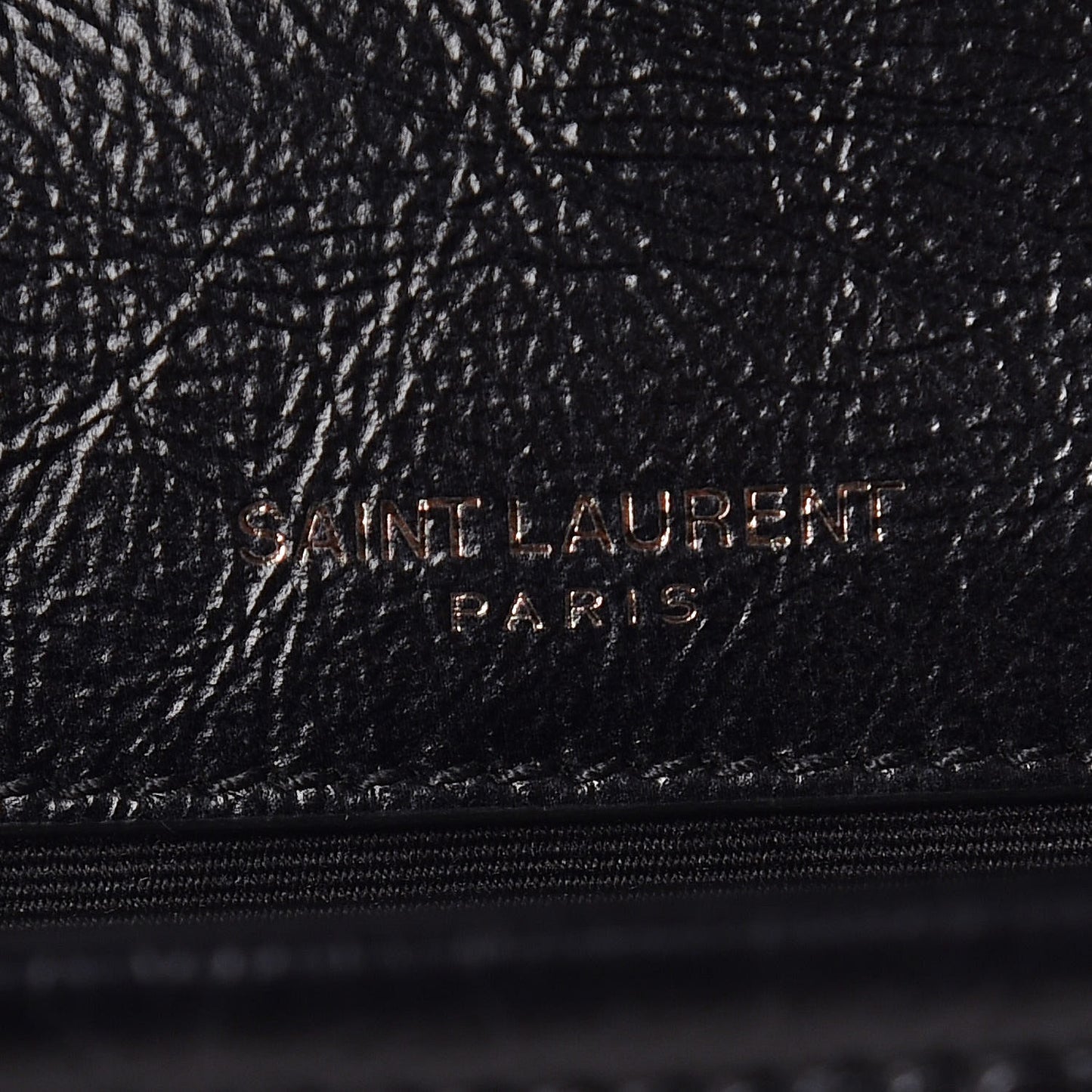 Crinkled Calfskin Matelasse Monogram Baby Niki Chain Satchel Black