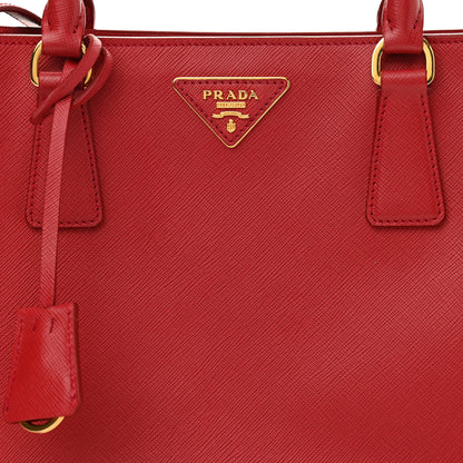 Prada Saffiano Lux Medium Tote Fuoco 19 of 19
