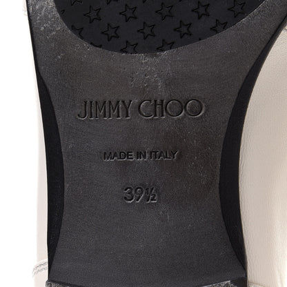 Jimmy Choo Nappa Crystal Mani Flat Loafer 39.5 Latte 8 of 12