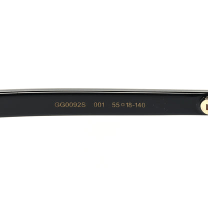 Gucci Acetate Square Frame GG0092S Sunglasses Black 6 of 8