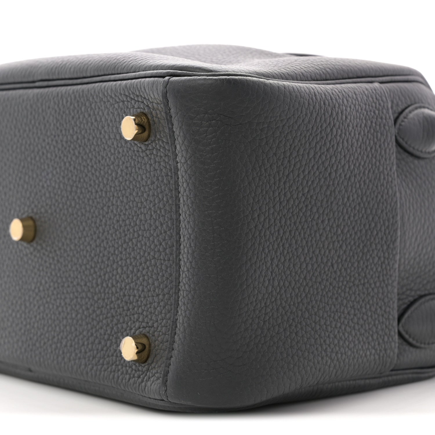 Hermes Taurillon Clemence Lindy 26 Black 10 of 10