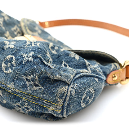 Louis Vuitton Monogram Denim Mini Pleaty Blue 9 of 9