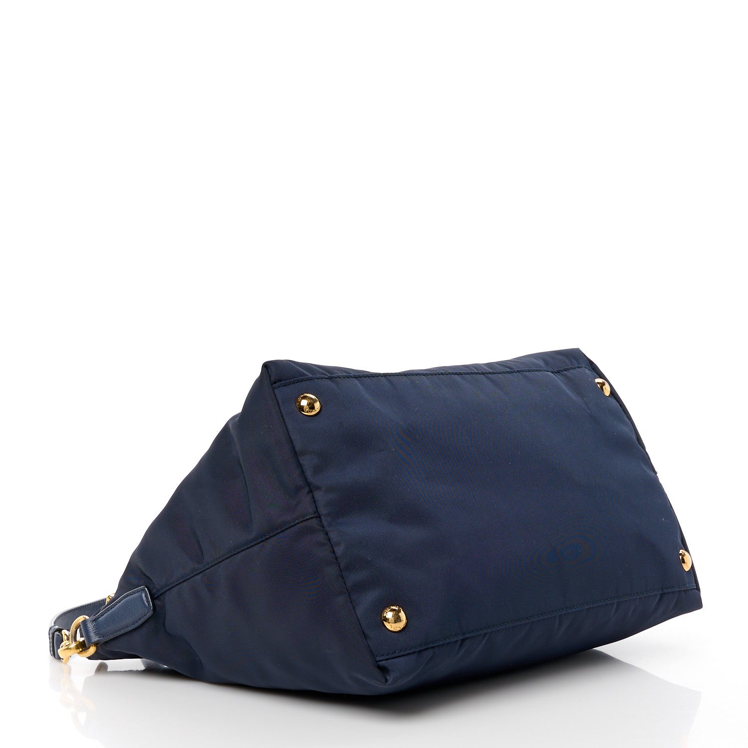 Prada Tessuto Nylon Saffiano Tote Royal Blue 4 of 11