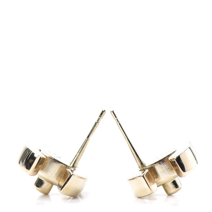 Chanel Metal CC Turnlock Earrings Gold 3 of 4