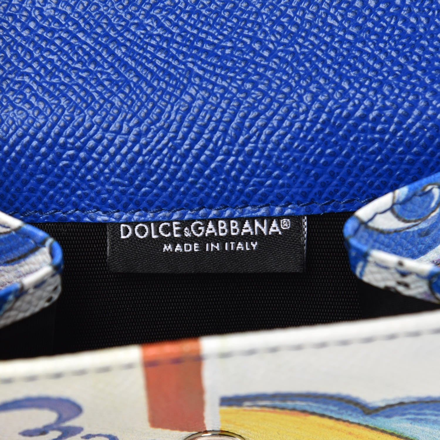 Dolce & Gabbana Dauphine Majolica Print French Flap Wallet Multicolor 6 of 7