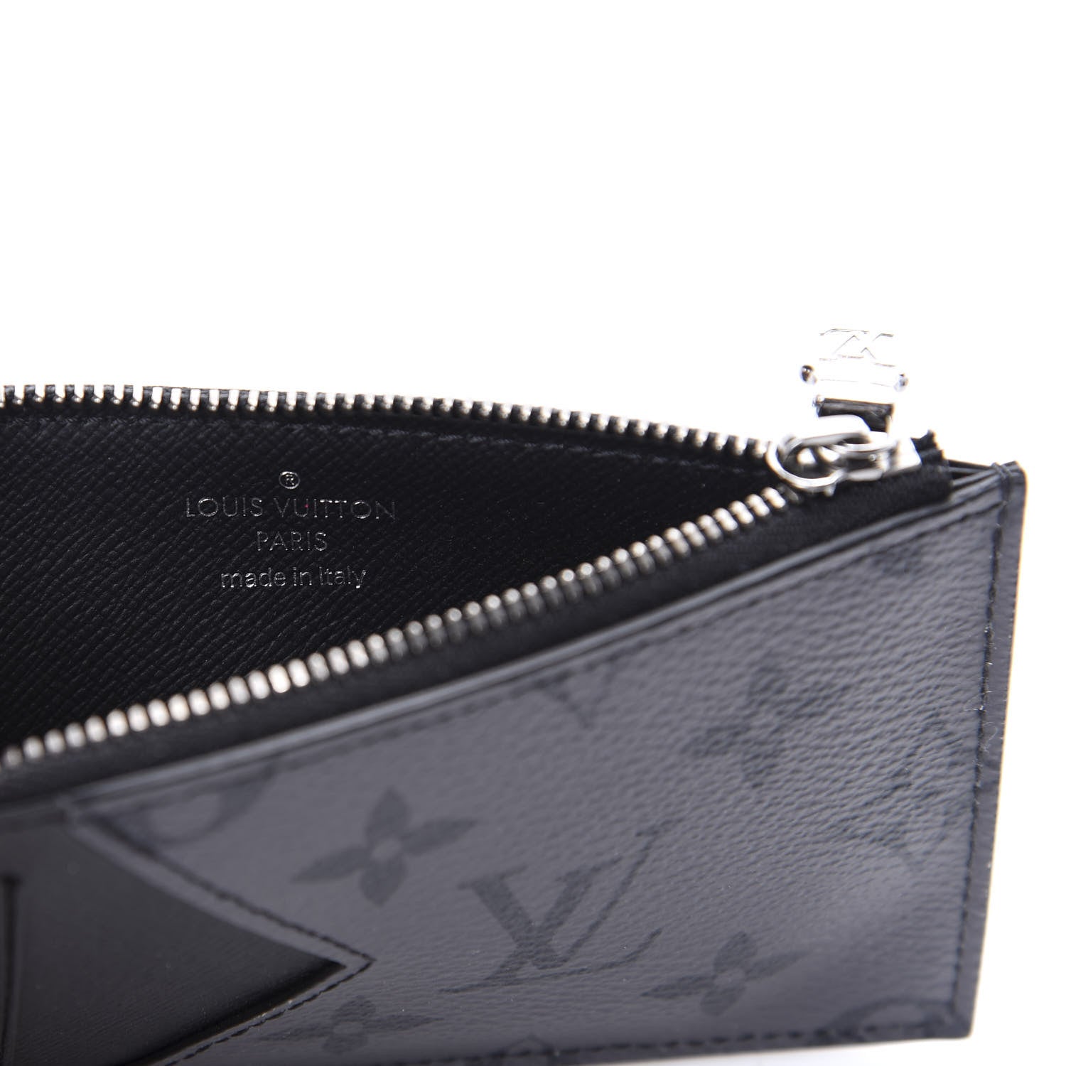Louis Vuitton Reverse Monogram Eclipse Taiga Coin Card Holder 6 of 6