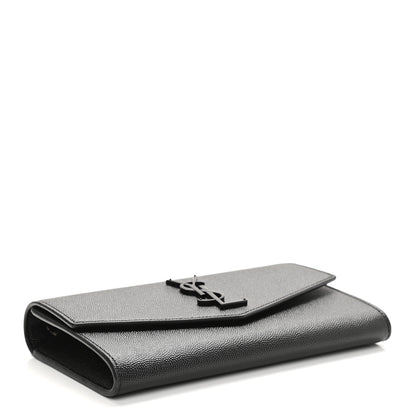 Saint Laurent Grain De Poudre Uptown Chain Wallet Black 5 of 10