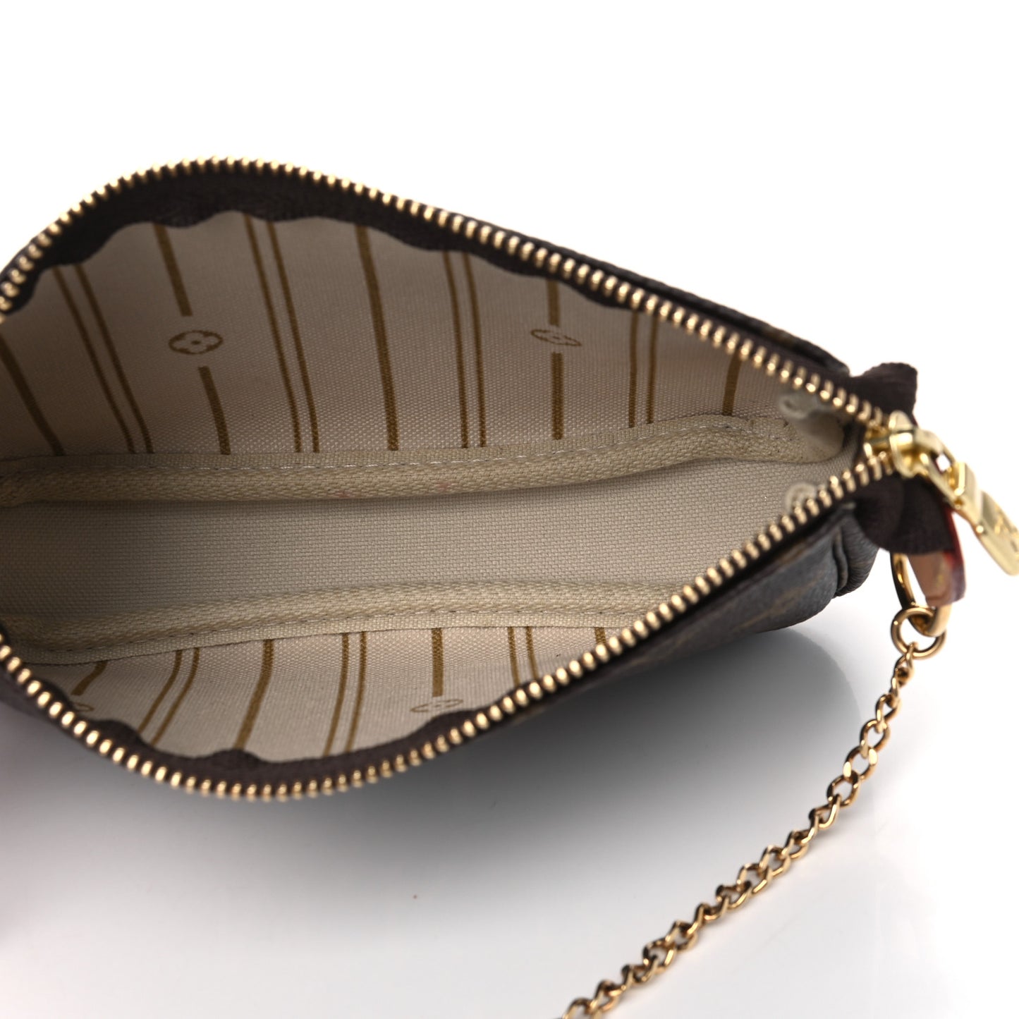 Monogram My LV Heritage Mini Pochette Accessories Ivory Black