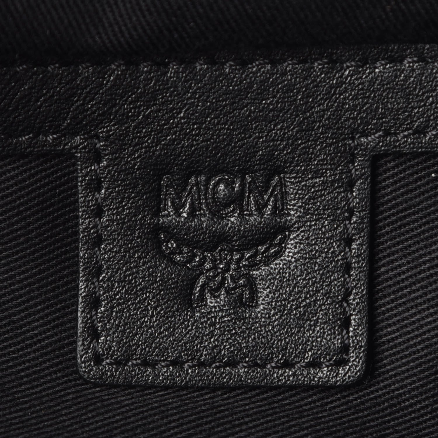 MCM Visetos Stark Belt Bag Black 7 of 9