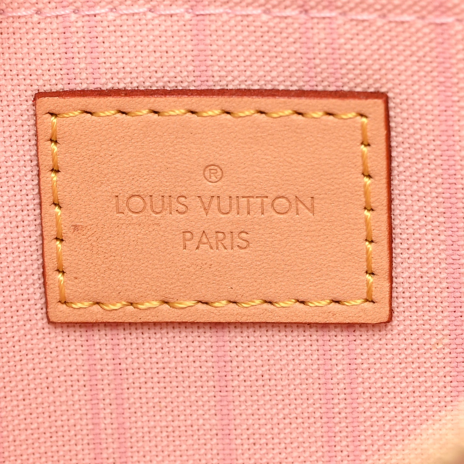 Louis Vuitton Damier Azur Neverfull MM GM Pochette Rose Ballerine 6 of 6