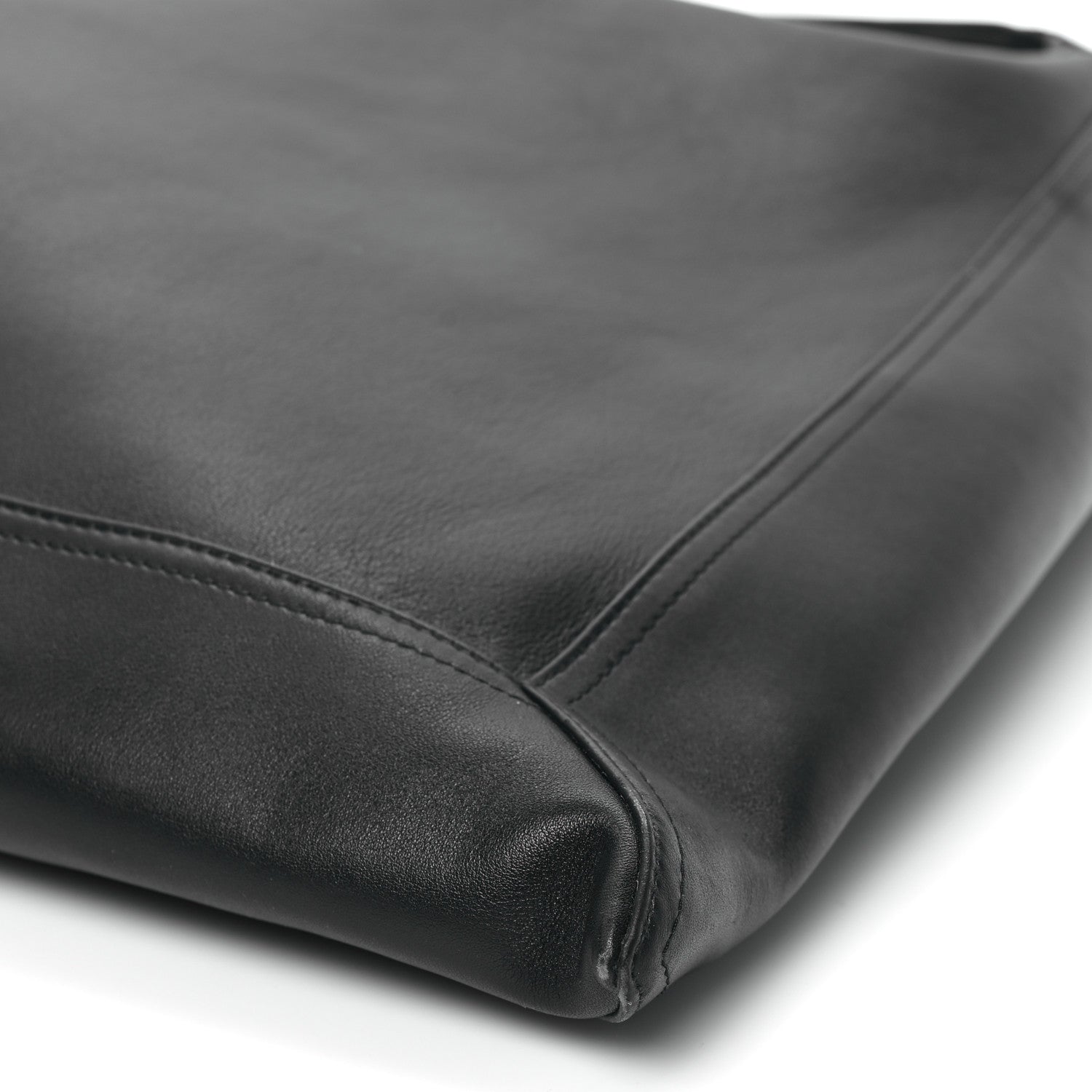 Bottega Veneta Silky Calfskin Large Hop Black 10 of 11