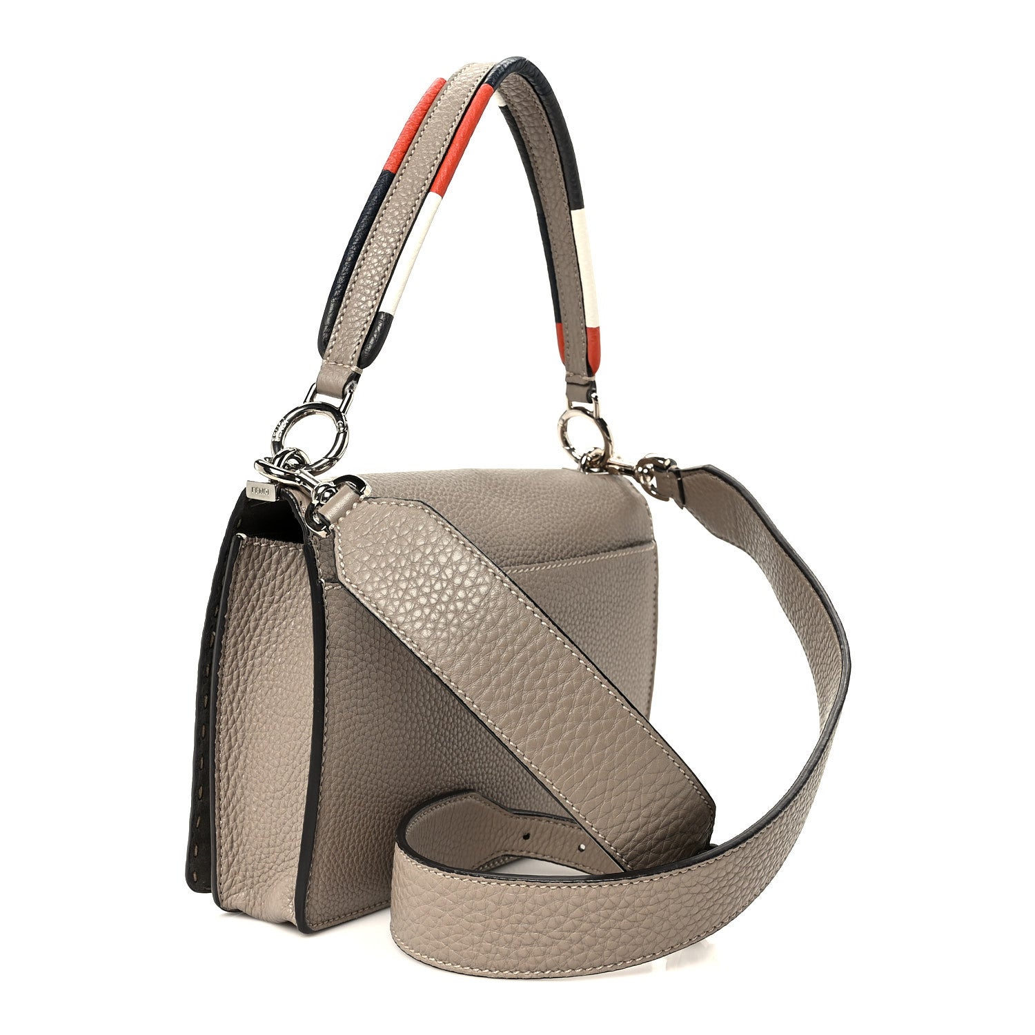 Fendi Cuoio Romano Selleria Piping Messenger Bag Corda Multicolor 2 of 9