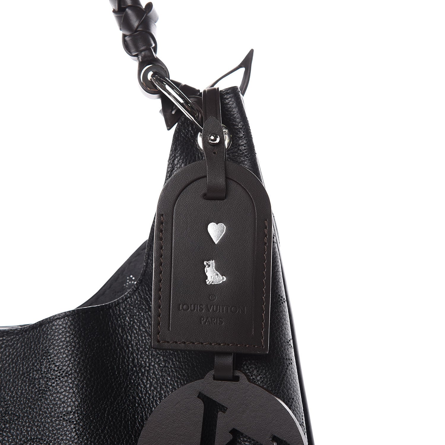 Louis Vuitton Mahina Carmel Hobo Black 9 of 10