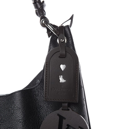 Louis Vuitton Mahina Carmel Hobo Black 9 of 10