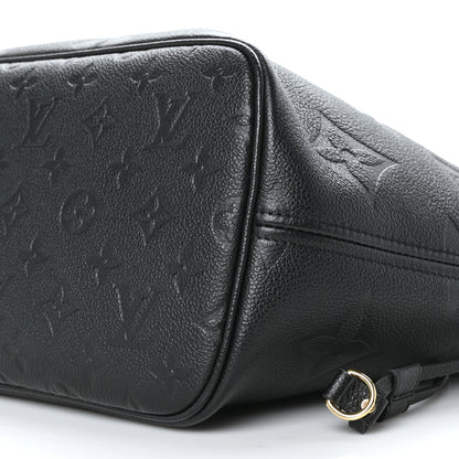 Louis Vuitton Empreinte Monogram Giant Neverfull MM Black 8 of 8