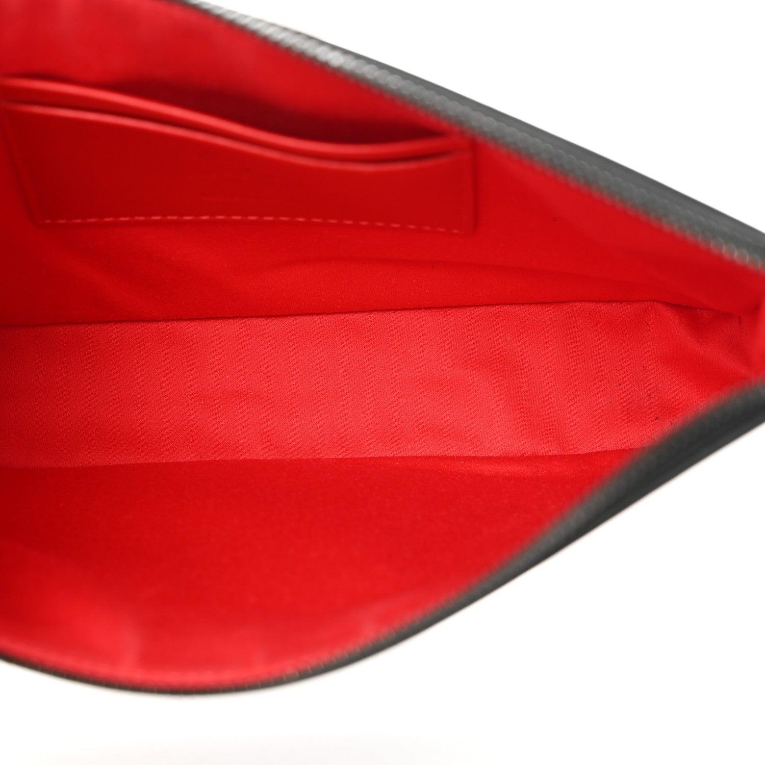 Christian Louboutin Patent Calfskin Strass Loubila Chain Clutch Black 5 of 10