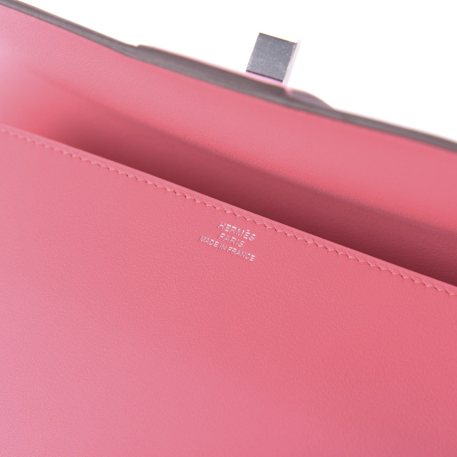 Hermes Swift Medor 23 Clutch Rose Azalee 8 of 11