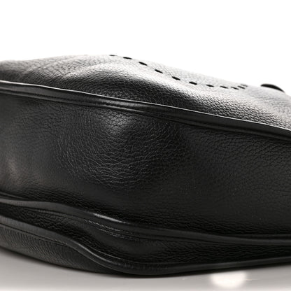 Hermes Taurillon Clemence Evelyne III GM Black 8 of 9