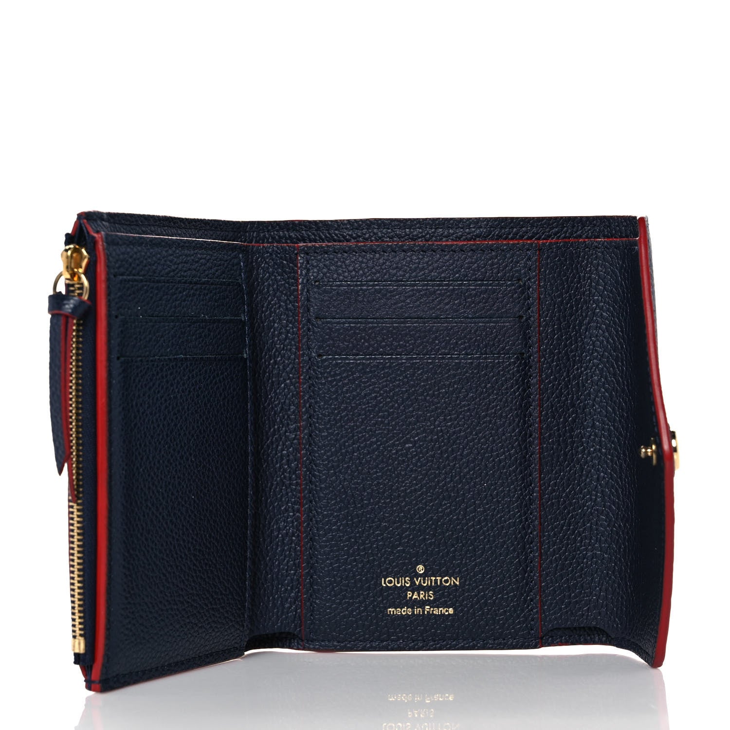 Louis Vuitton Empreinte Victorine Wallet Marine Rouge 5 of 8