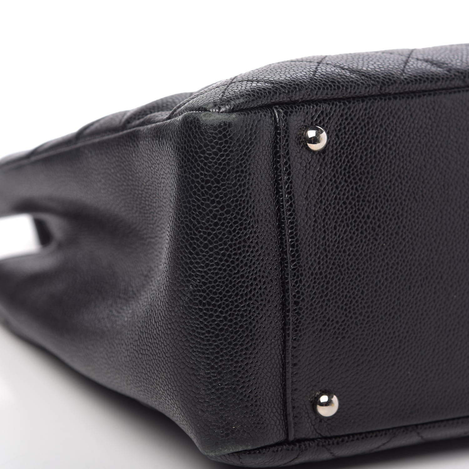 Chanel Caviar Quilted XL Grand Shopping Tote GST Black 8 of 15
