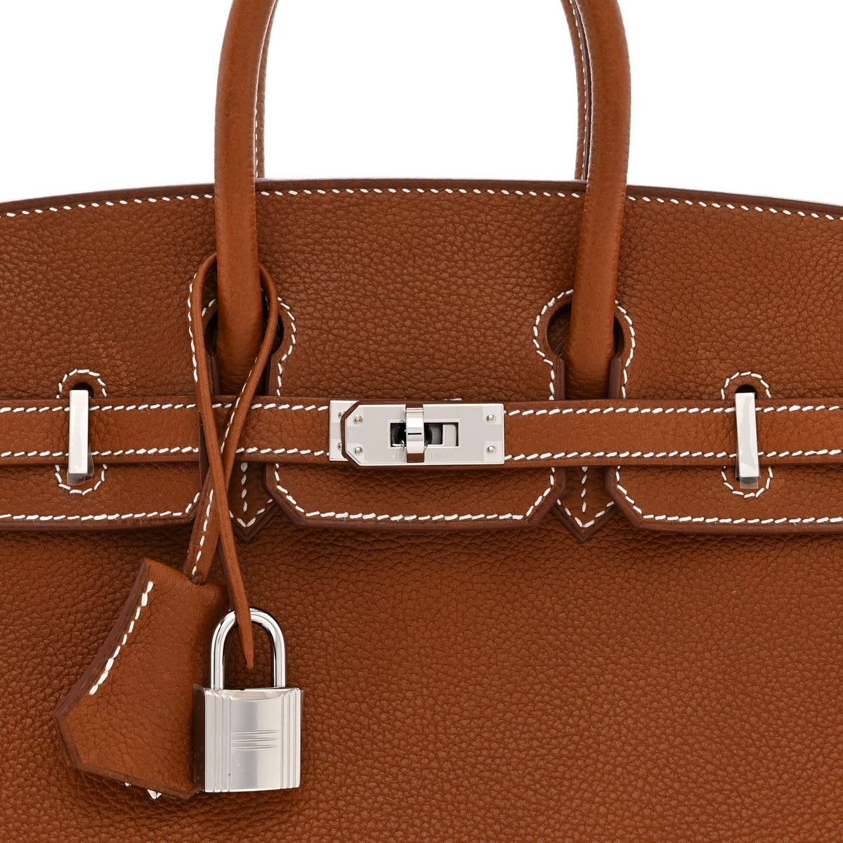Hermes Natural Barenia Faubourg Birkin 25 Fauve 8 of 12