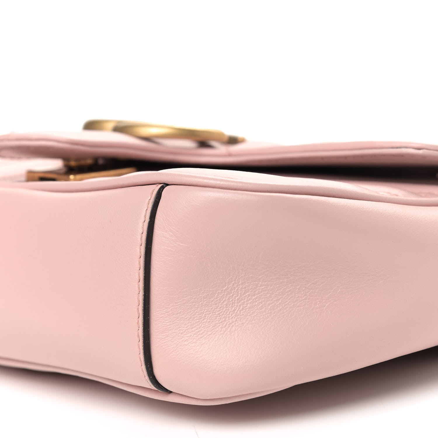 Gucci Calfskin Matelasse Mini GG Marmont Shoulder Bag Perfect Pink 7 of 11