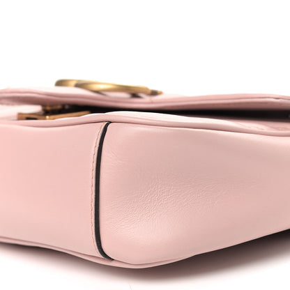Gucci Calfskin Matelasse Mini GG Marmont Shoulder Bag Perfect Pink 7 of 11