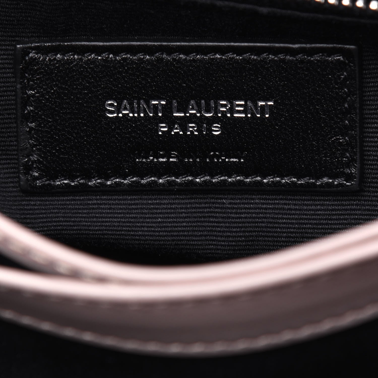 Saint Laurent Calfskin Y Quilted Monogram Toy Loulou Crossbody Bag Light Natural 7 of 14