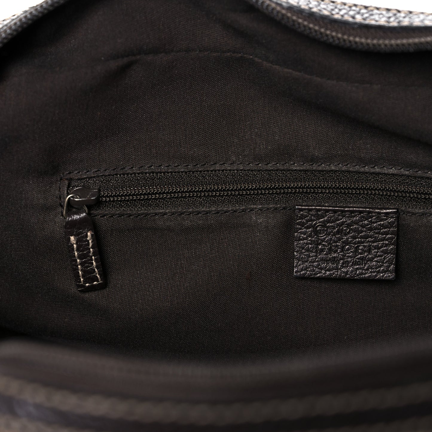 Crystal Monogram Web Princy Boston Brown