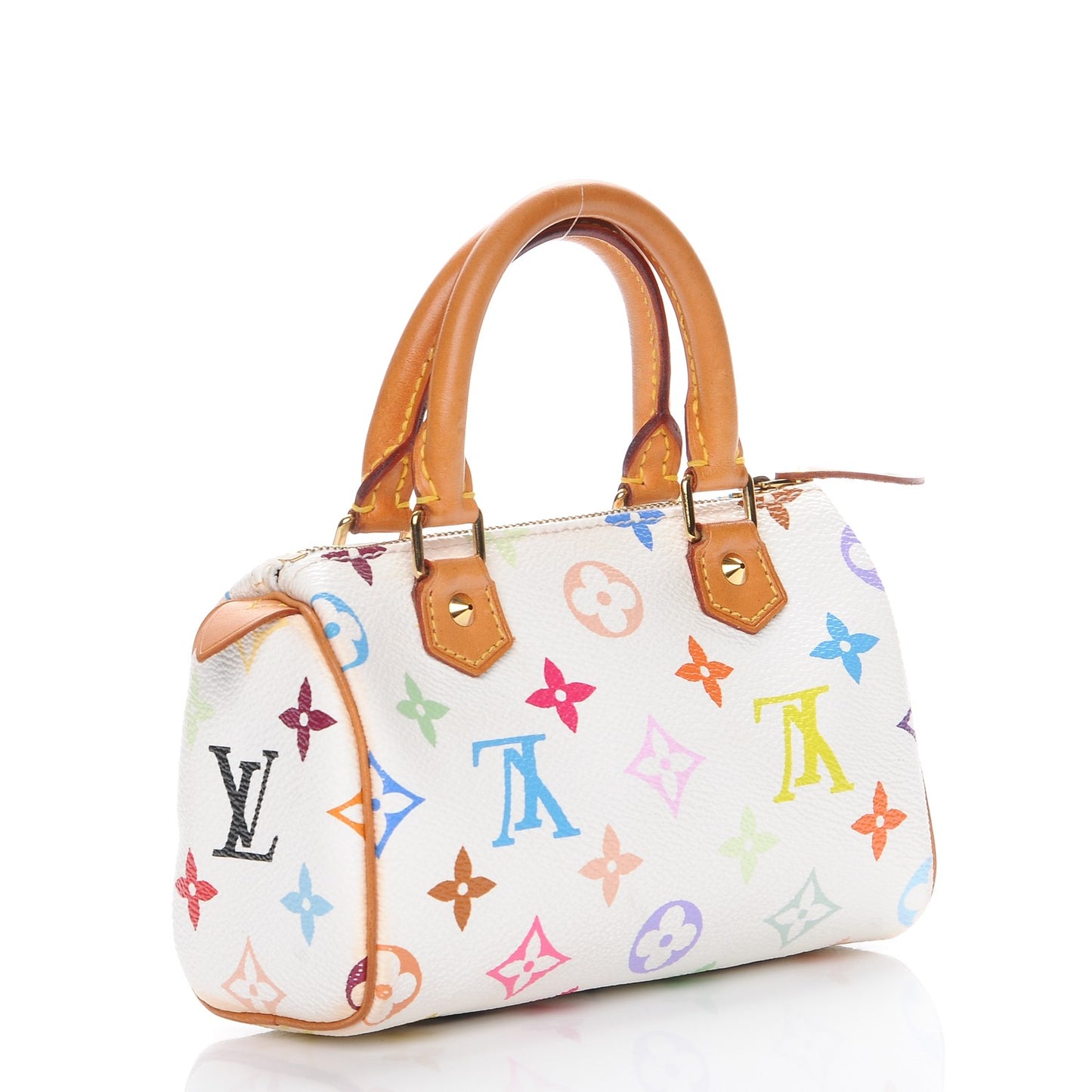 Monogram Multicolor Mini Sac HL Speedy White