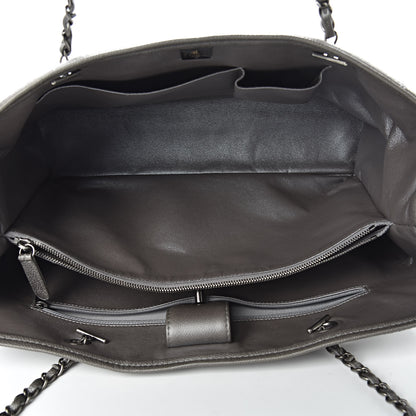 Chanel Metallic Caviar Large Be Caviar Tote Silver 5 of 10
