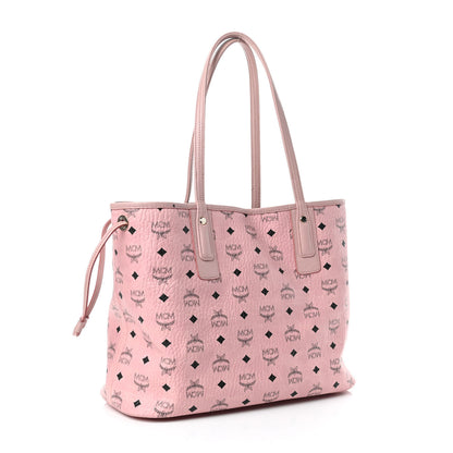MCM Visetos Medium Liz Reversible Shopper Tote Soft Pink 4 of 9