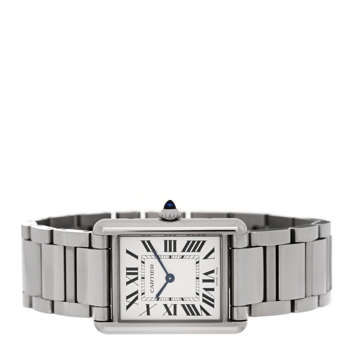 Stainless Steel 25mm Must de Cartier Tank Quartz Watch
