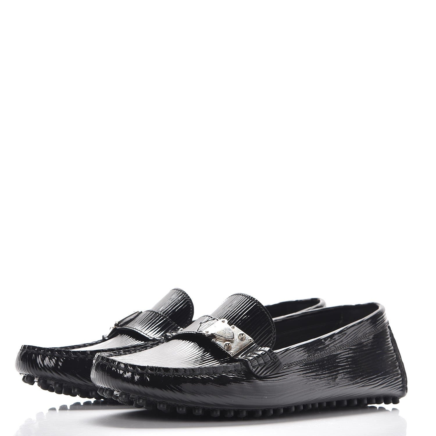 Louis Vuitton Electric Epi Driving Loafers 36.5 Black 3 of 10