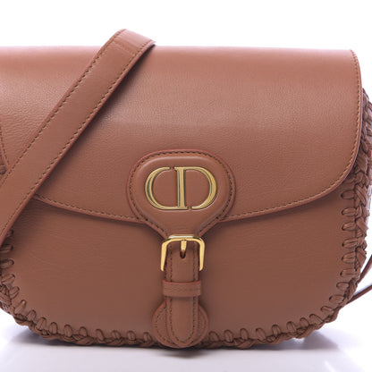Christian Dior Grained Calfskin Medium Whipstitched Bobby Bag Dark Tan 9 of 9