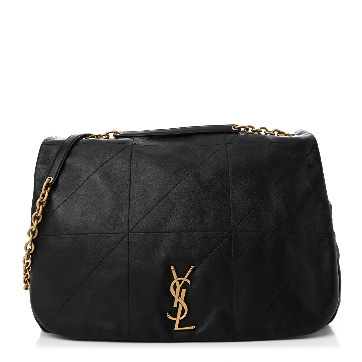 Saint Laurent Lambskin Matelasse Monogram Large Jamie 4.3 Black 1 of 10