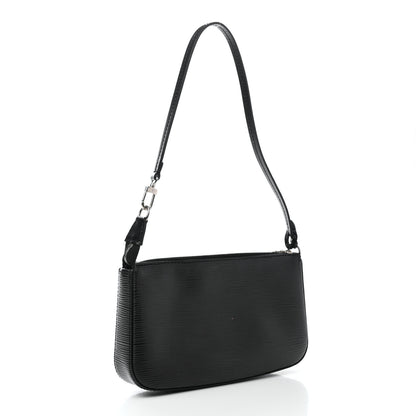 Louis Vuitton Epi Pochette Accessories NM Black 3 of 7