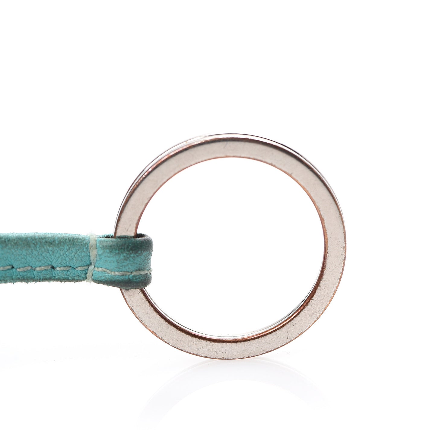 Lambskin Tri-Color Carmen Tassel Key Holder Bleu Lagoon Bleu Izmir Bleu De Malte