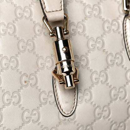 Gucci Guccissima Piston Tote Off White 10 of 15