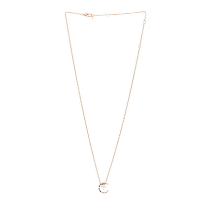 Chanel 18K Beige Gold Diamond Coco Crush C Necklace 3 of 5