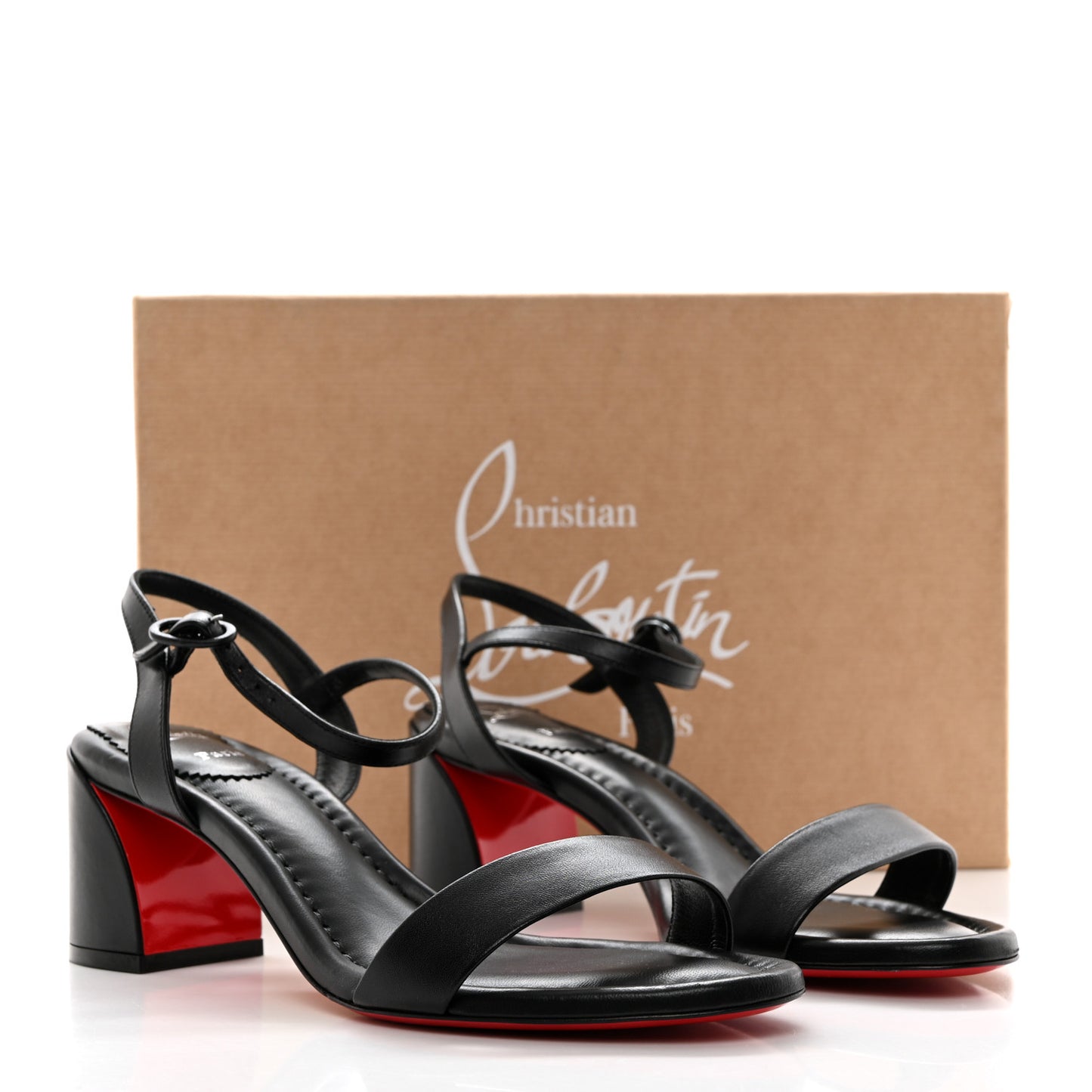 Nappa Miss Jane 55 Sandal Pumps 39.5 Black