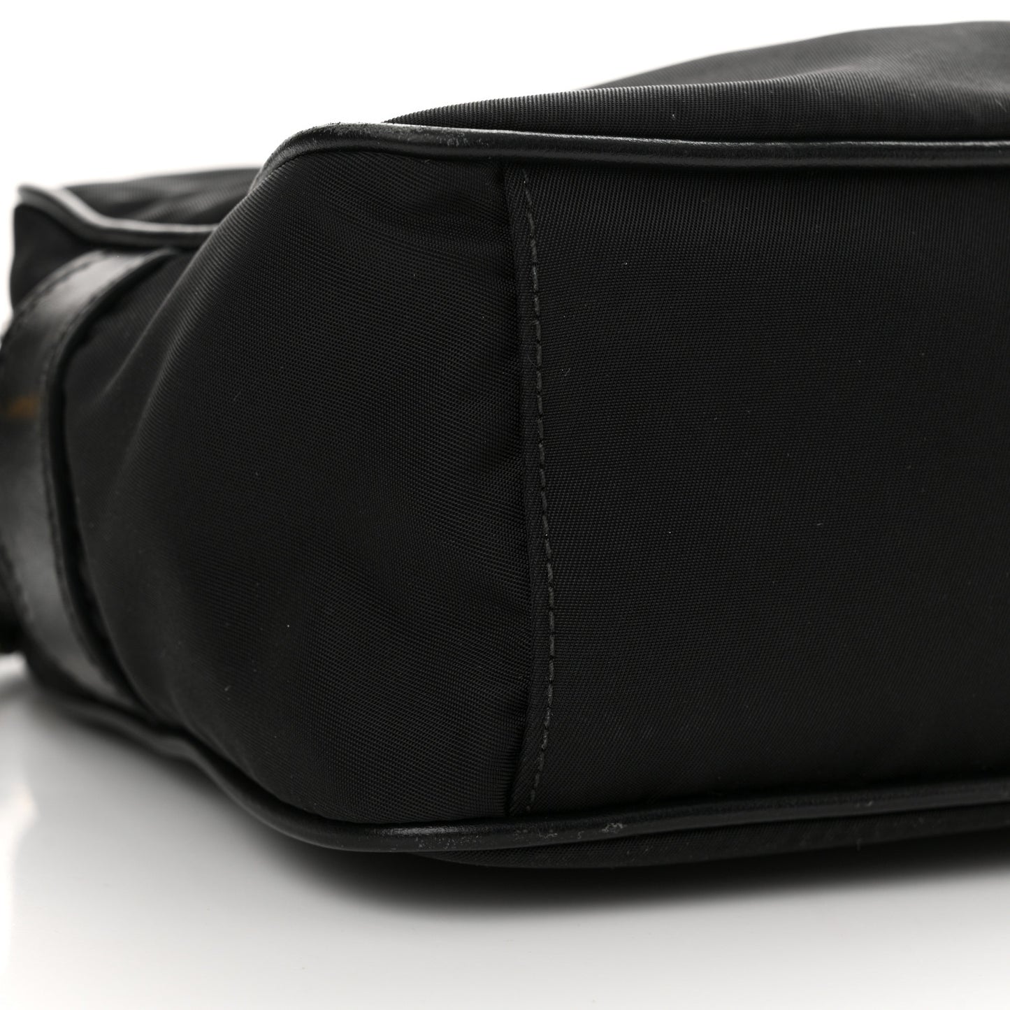 Tessuto Nylon Soft Calf Camera Bag Black