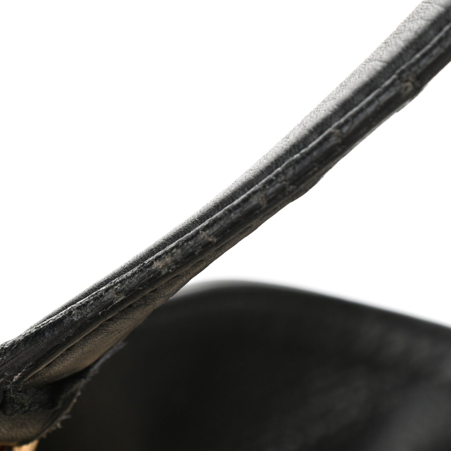 Pebbled Calfskin Large Soho Shoulder Bag Black